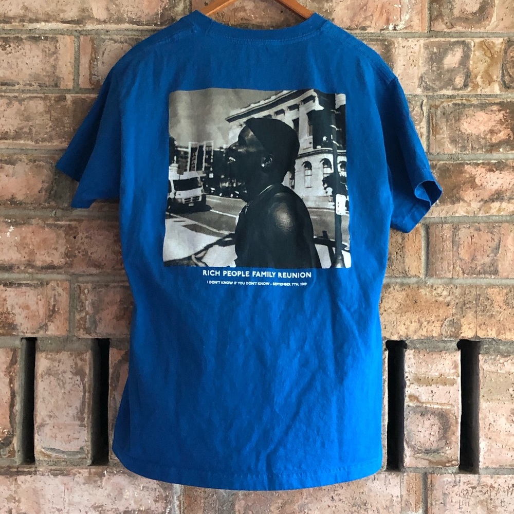 Clue Records Rich People Family Reunion Concert T